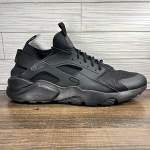 Nike Air Huarache Run Ultra Triple Men's Black Shoes - Men's Size 14